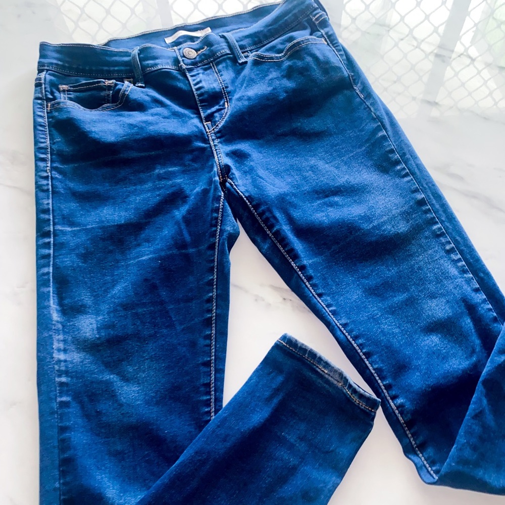 Levi’s super skinny blue jeans - Picture 3 of 6